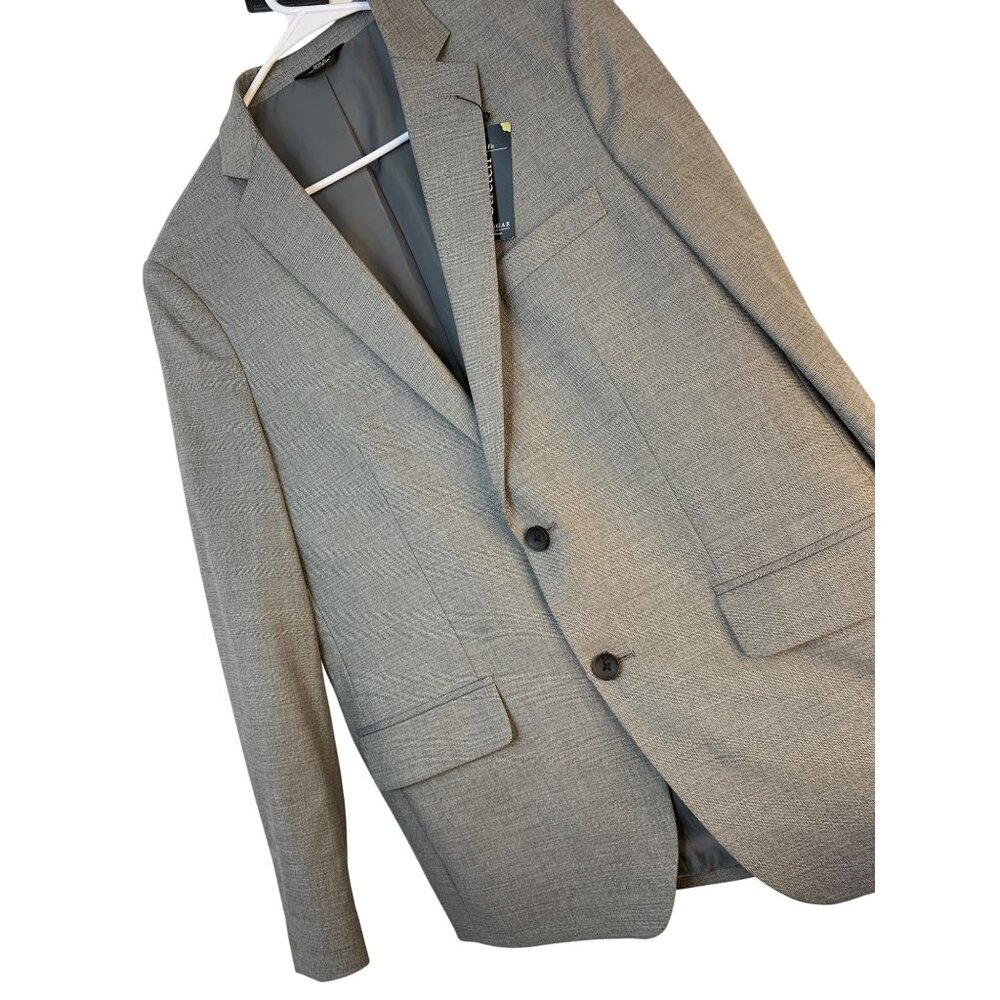 NWT 42R Mens J.M. Haggar Slim Fit Stretch Suit Seperate Jacket Gray Blazer